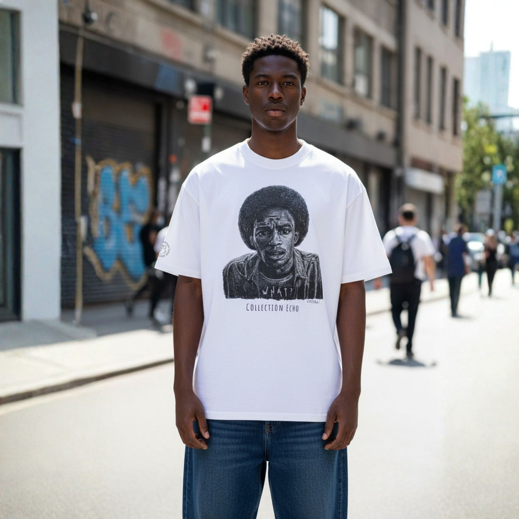 T-shirt Oversize Col montant E-What