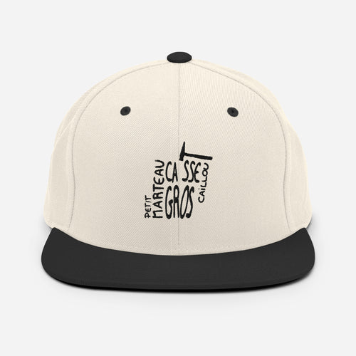 Casquette Snapback Petit Manuscrit
