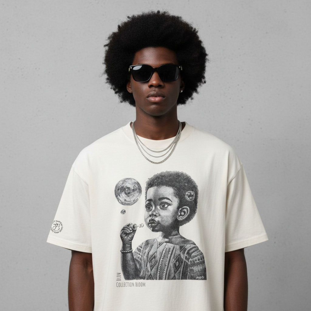 T-shirt oversize B-Blow